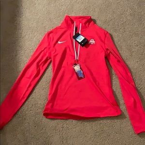 NEW! Nike Ohio State tight fit warm pullover